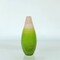 Uniquewise Contemporary Bamboo Floor Flower Vase Tear Drop Design for Dining, Living, Entryway, Small Green QI004271.S - alternate 3